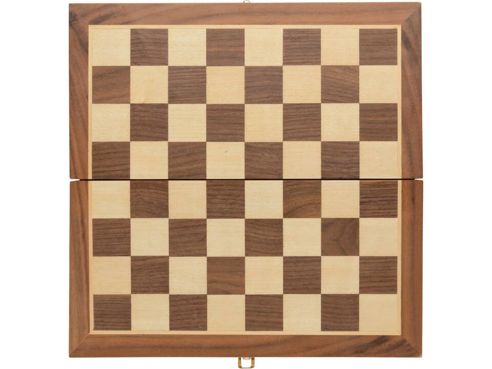 FSC® Luxe houten opvouwbaar schaakspel 3