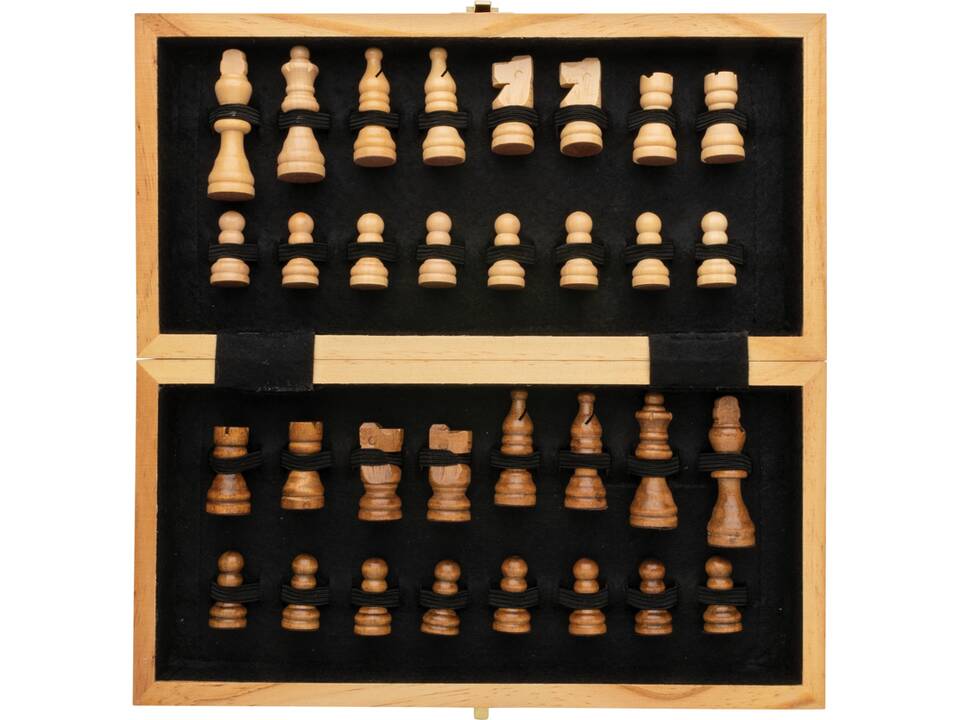 FSC® Luxe houten opvouwbaar schaakspel 6