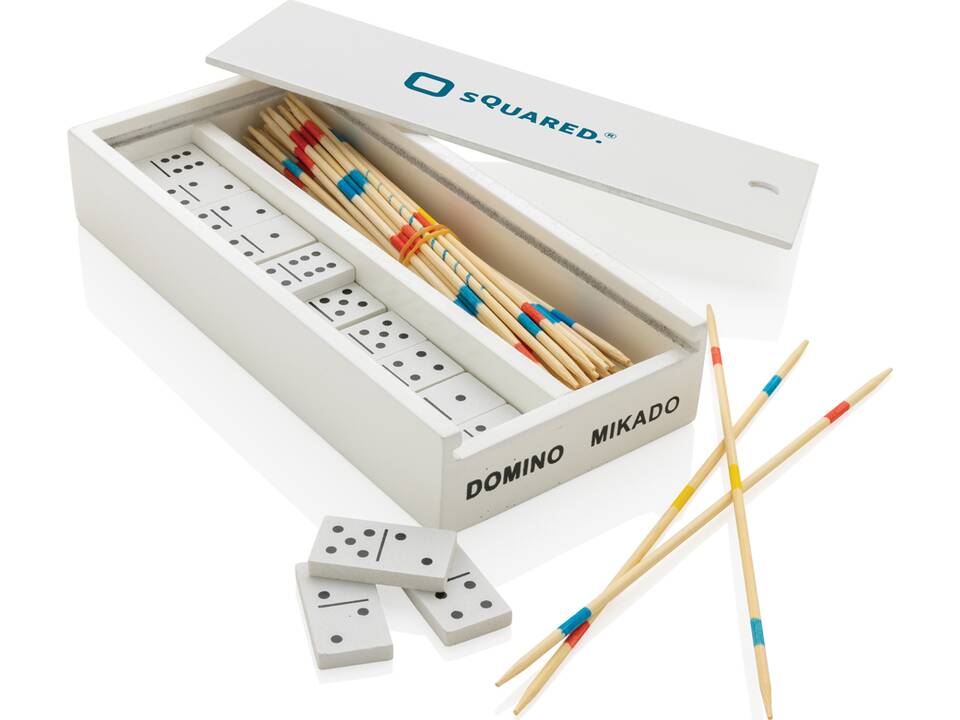 FSC® Deluxe mikado/domino in houten doos 4