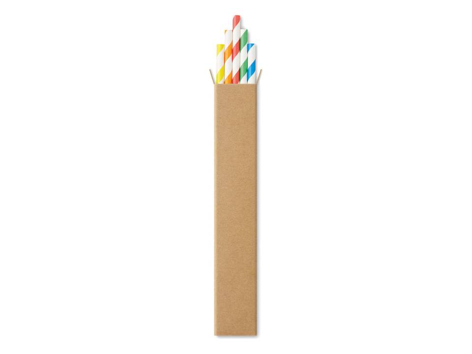 Papieren rietjes 10 stuks bedrukken