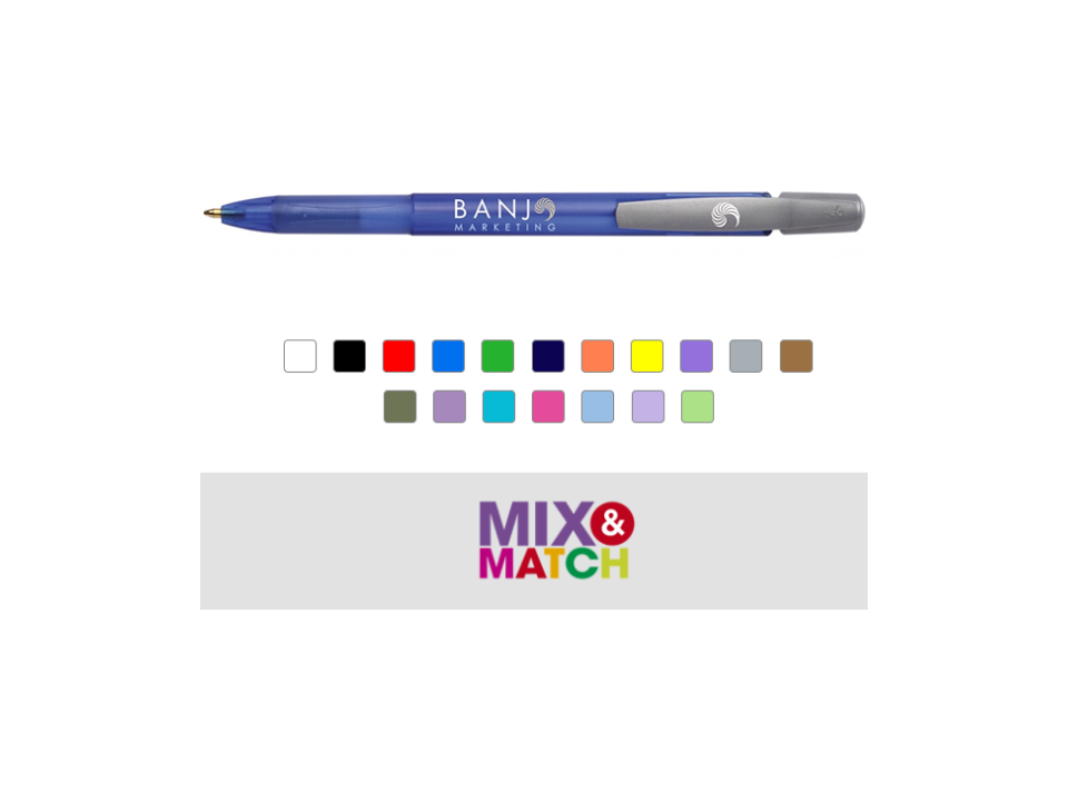 Bic Media Clic grip balpen