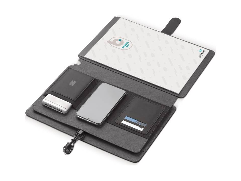Portfolio met Draadloze Lader 5W A4 6