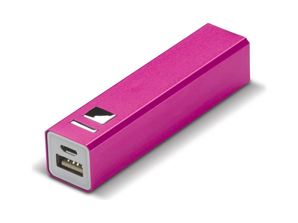 Powerbank aluminium - 2600 mAh bedrukken