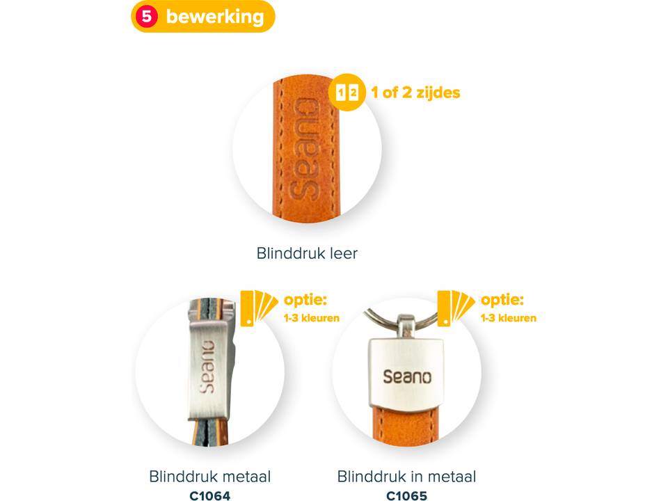 PU leer sleutelhangers 4YOU - maatwerk 3
