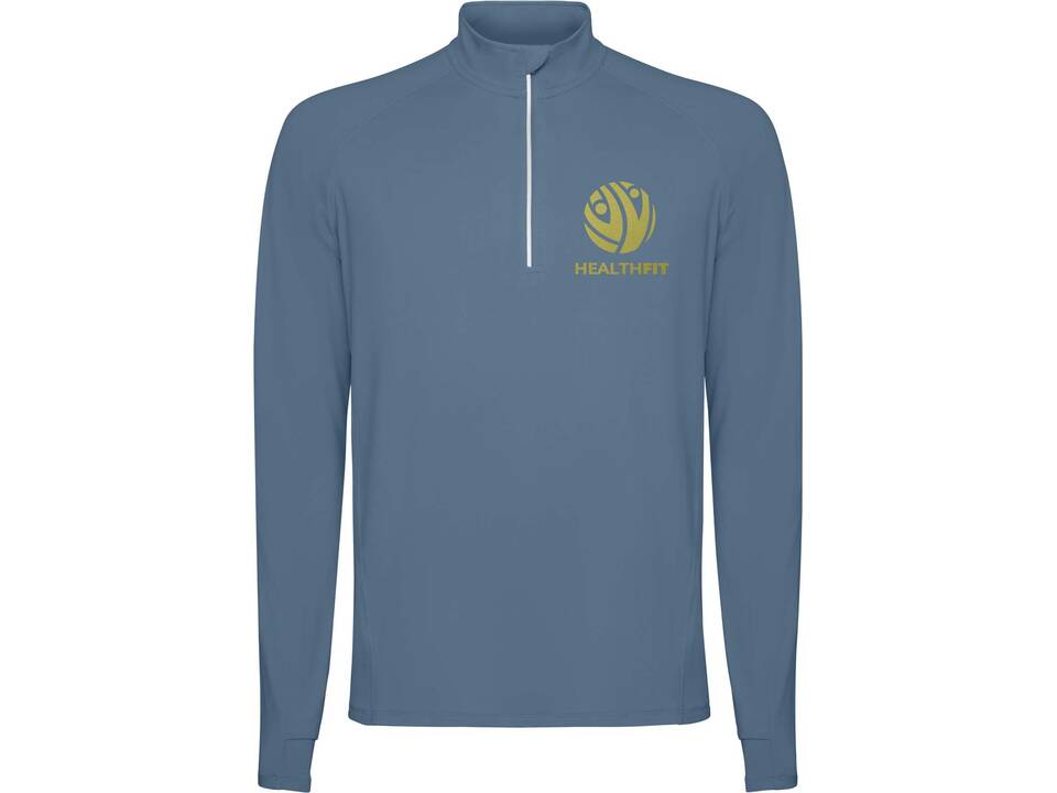 Estambul herensweater met lange mouwen en halve rits 11