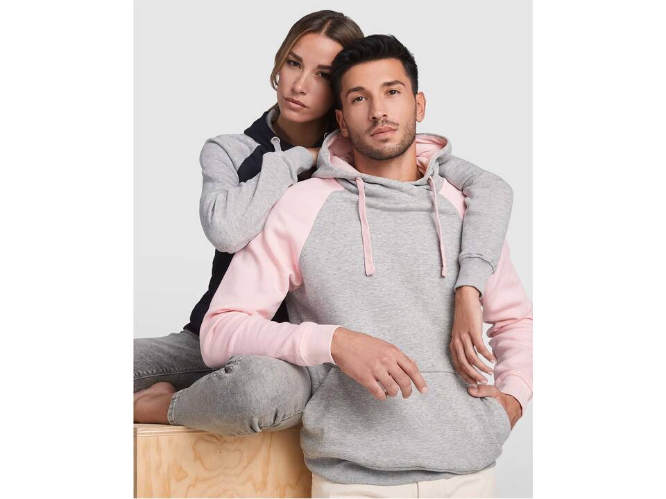 Badet unisex tweekleurige hoodie 48