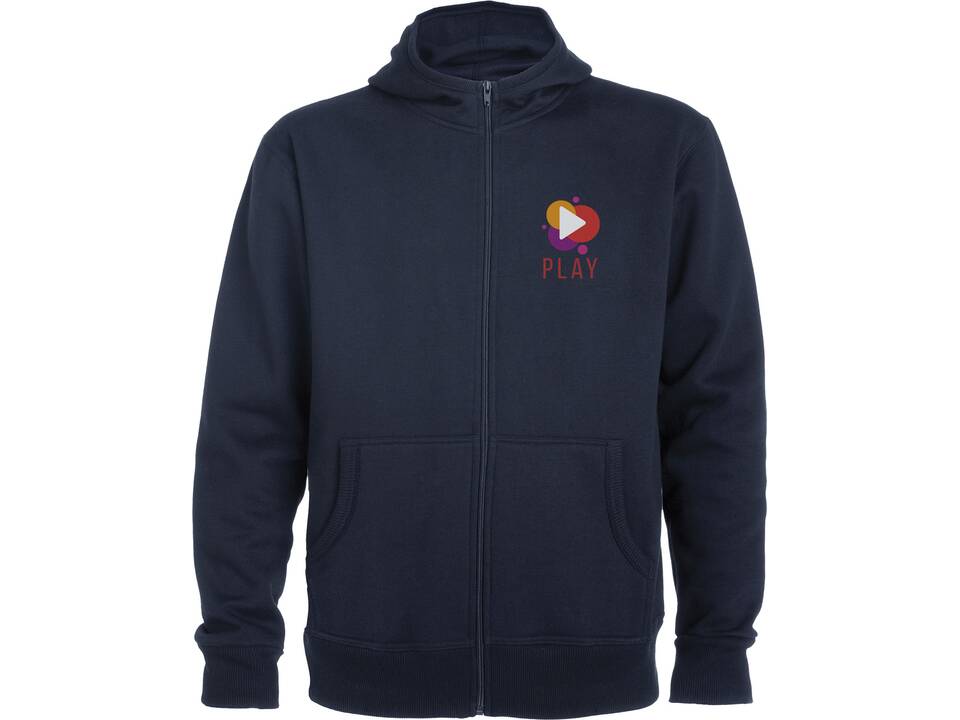Roly Montblanc unisex hoodie met volledige rits 2