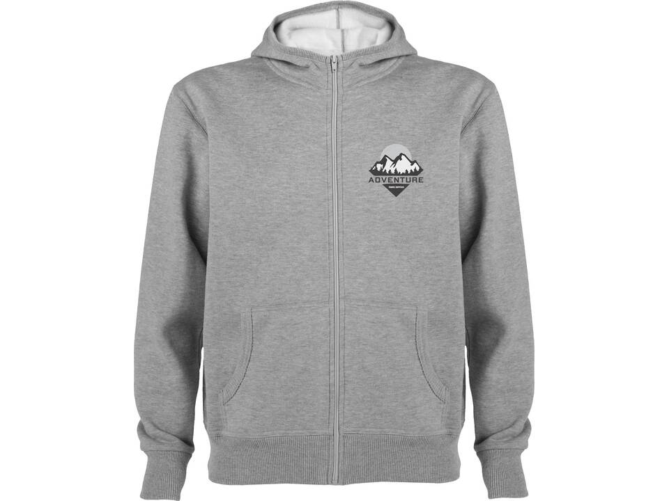 Roly Montblanc unisex hoodie met volledige rits 6