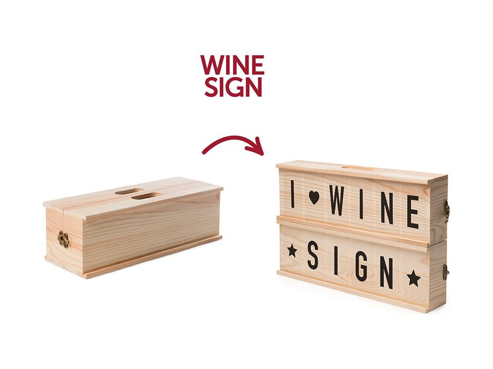 Rackpack Wine Sign