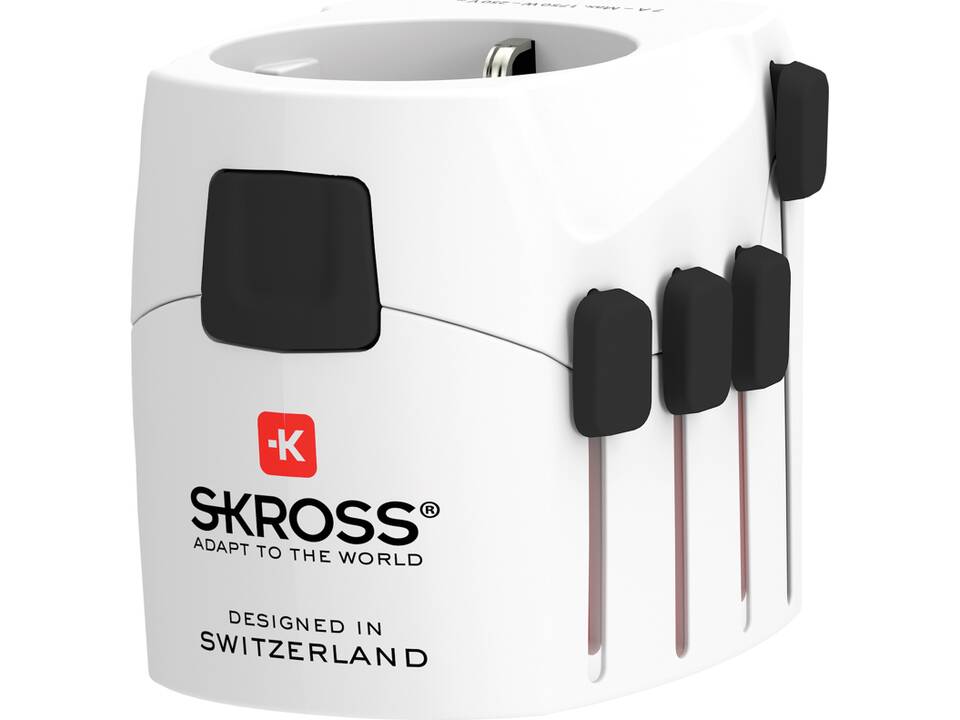 SKROSS Pro 3-polige wereldreisadapter 2