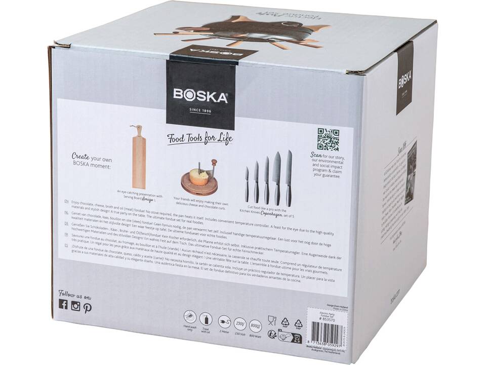 BOSKA Elektrische Party Fondueset - 2,3 l (EU-type F) 27