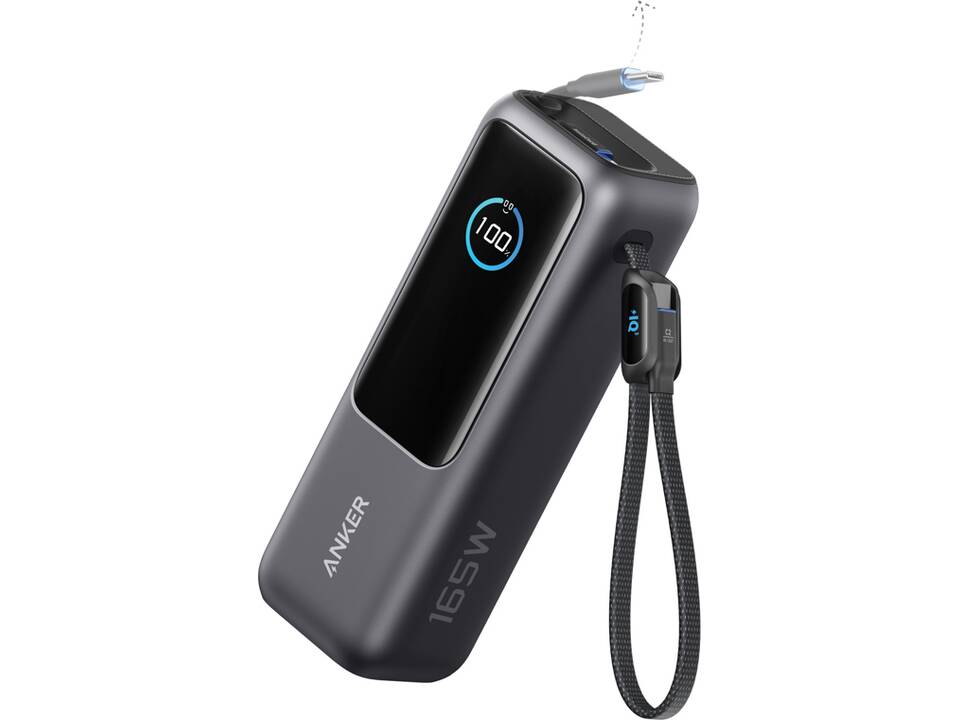 Anker Powerbank 25.000 mAh 165W met ingebouwde  kabel 1