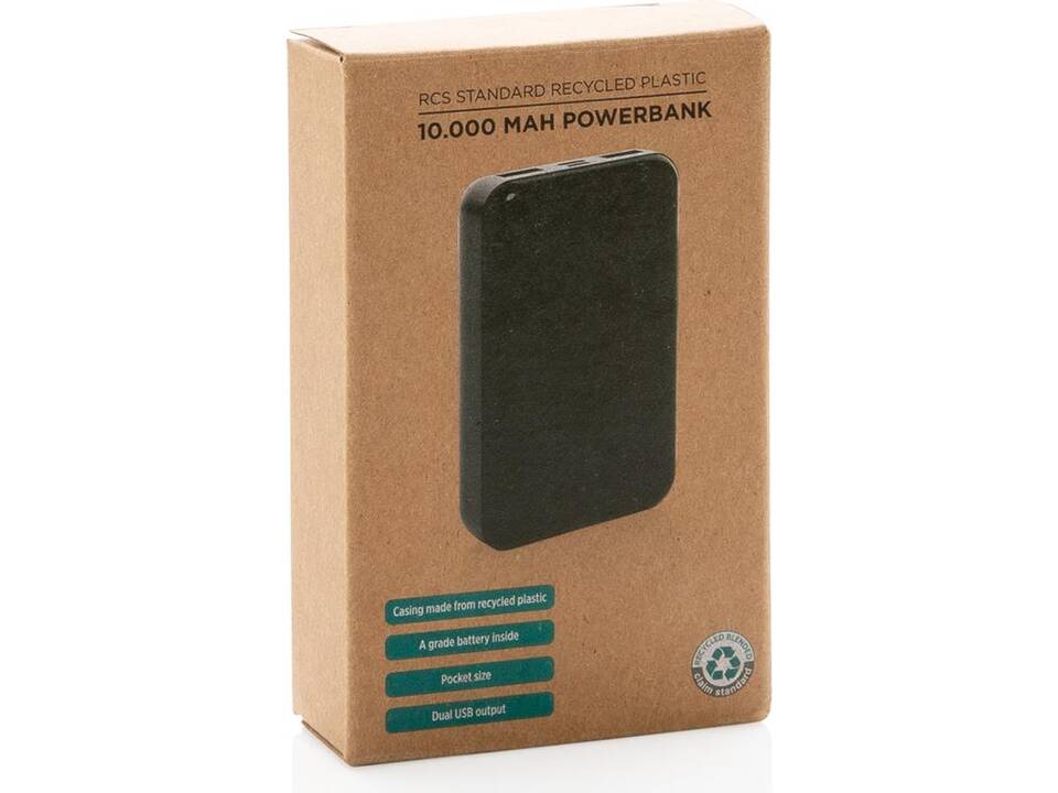 RCS standaard recycled powerbank - 10.000 mAh 19