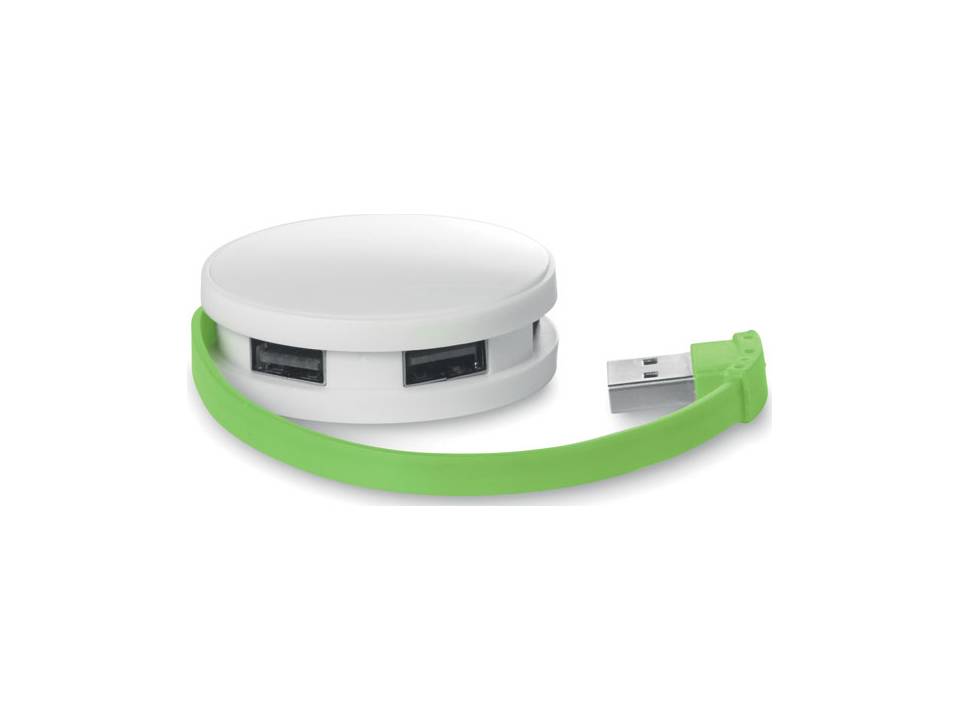 Roundhub hub met logo bedrukking