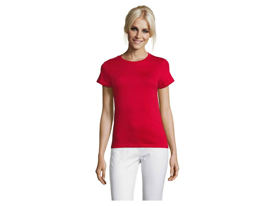 Dames T-shirt +20 kleuren vanaf 10 stuks 146