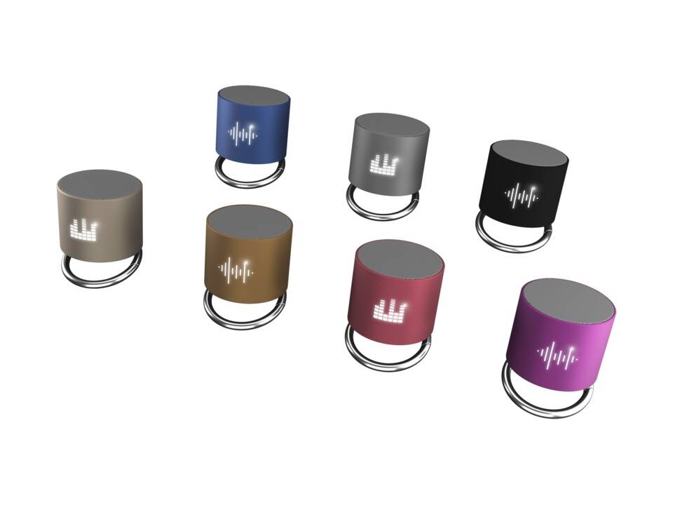 Speaker 3W voorzien van ring met oplichtend logo 10