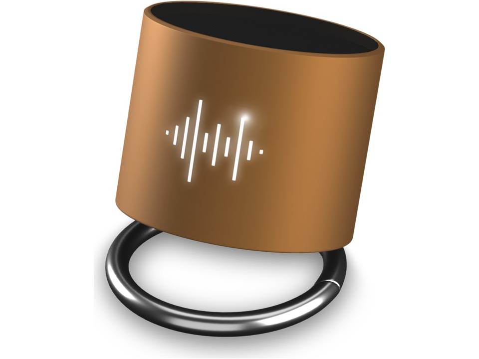 Speaker 3W voorzien van ring met oplichtend logo 4