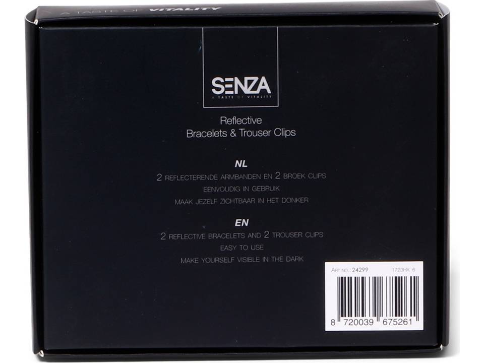 SENZA Set van 2 Reflective Bracelets en Trouser Clips 5