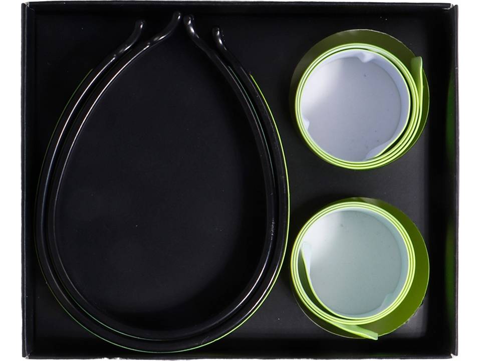 SENZA Set van 2 Reflective Bracelets en Trouser Clips 2