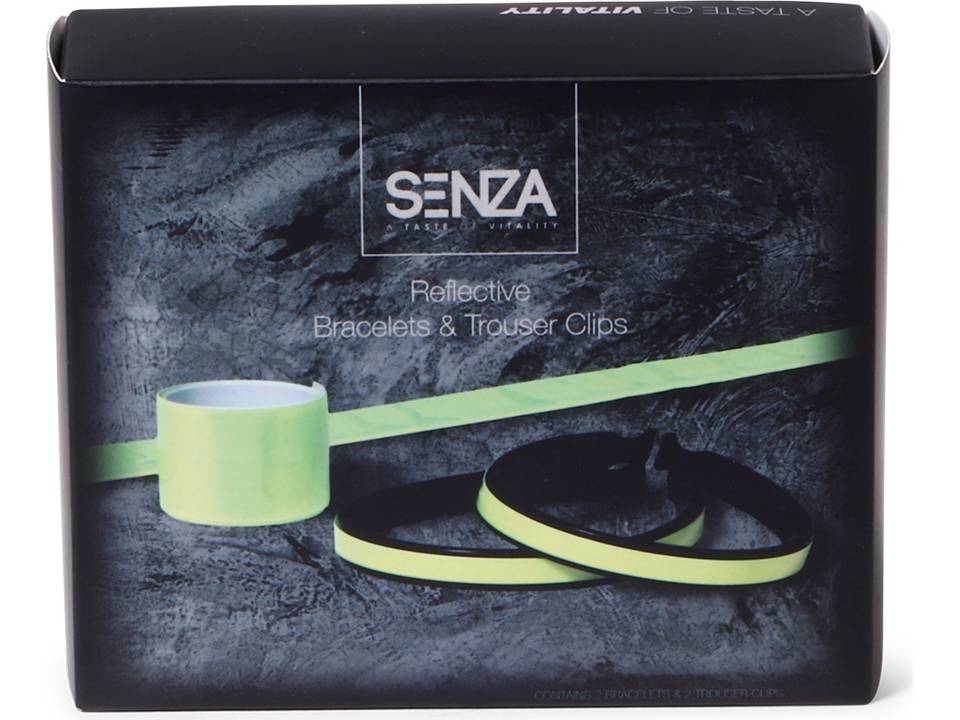 SENZA Set van 2 Reflective Bracelets en Trouser Clips 4