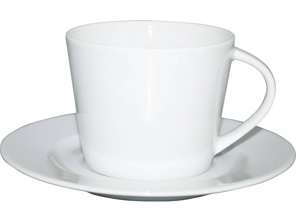 Set Italiano koffiekopje met ondertasje wit