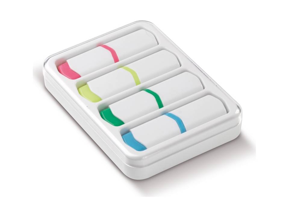 Set van 4 mini tekstmarkers 2