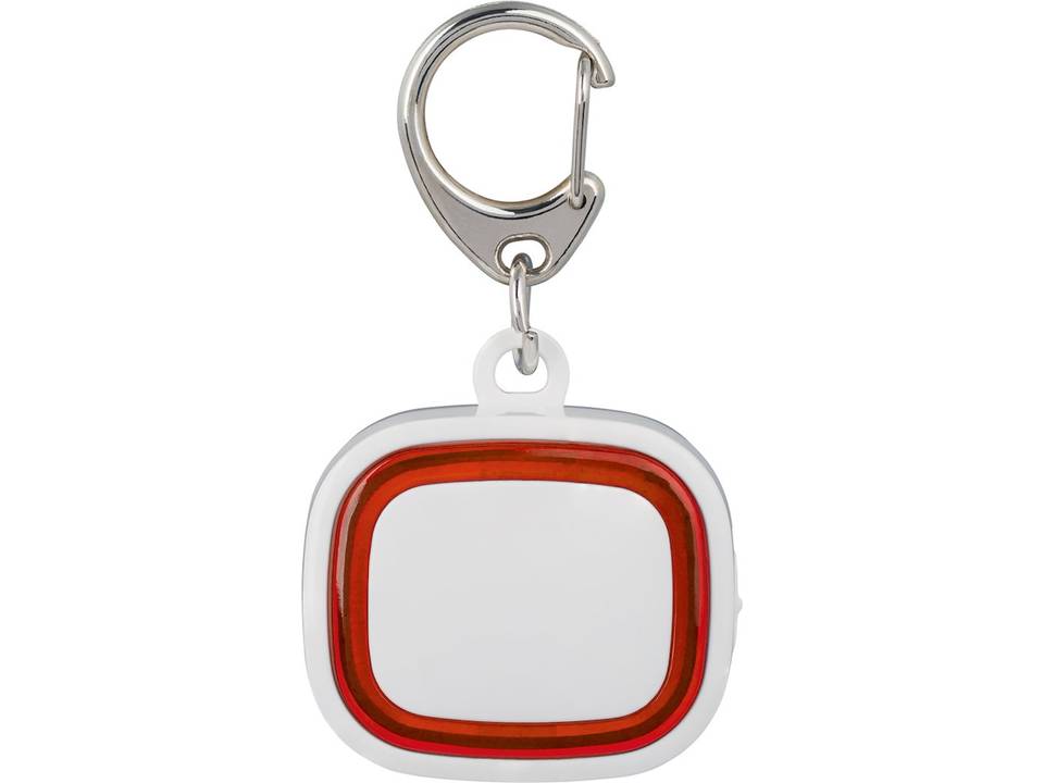 Sleutelhanger met oplaadbaar sleutellampje en logo verlichting