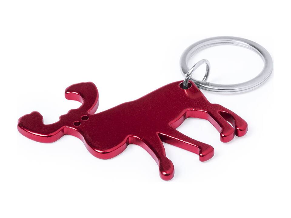 Sleutelhanger opener X-mas rendier 3