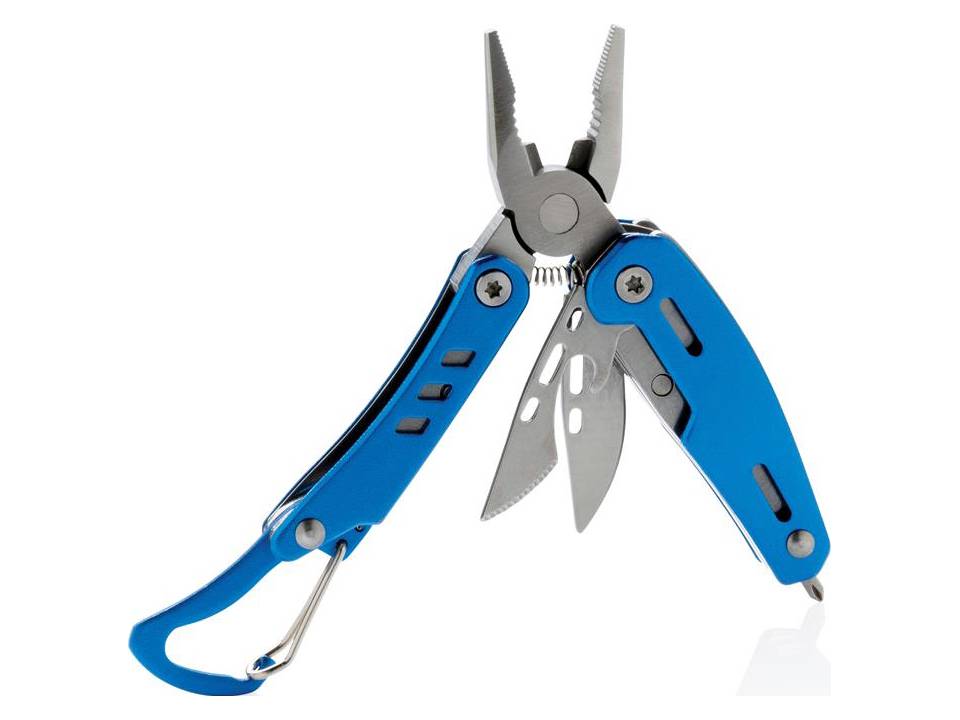 Solid mini multitool met karabijnhaak