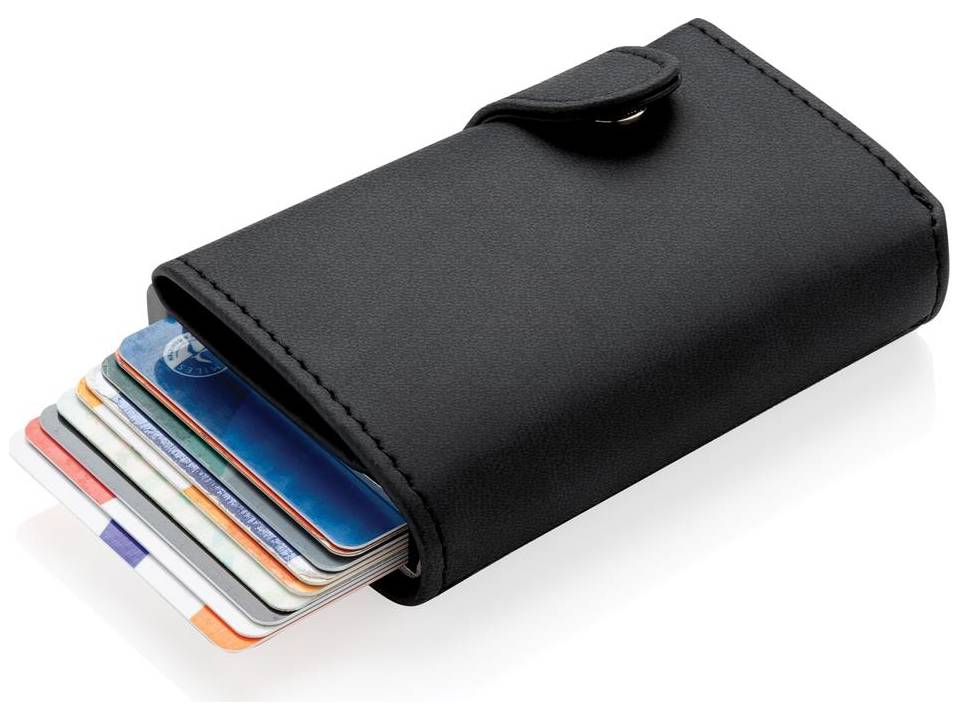Standaard aluminium RFID kaarthouder met PU portemonnee 3