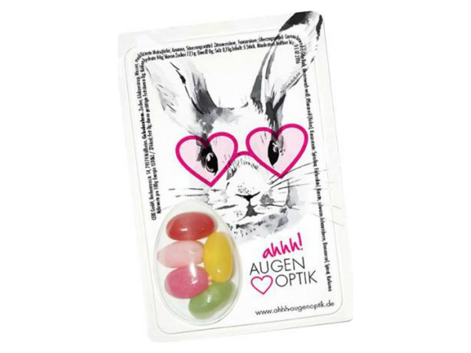 Sweetcard met jellybeans