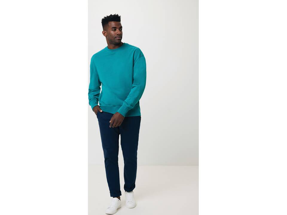 Iqoniq Kruger gerecycled katoen relaxed sweater 38