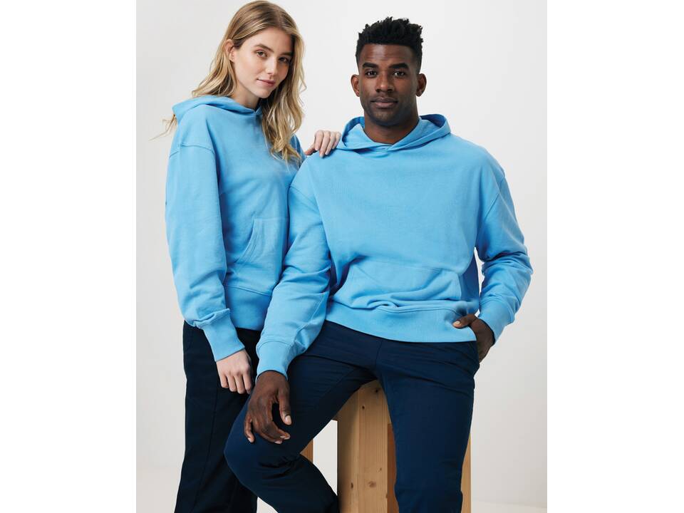 Iqoniq Yoho gerecycled katoen relaxed hoodie 44