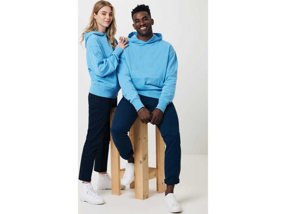 Iqoniq Yoho gerecycled katoen relaxed hoodie 43
