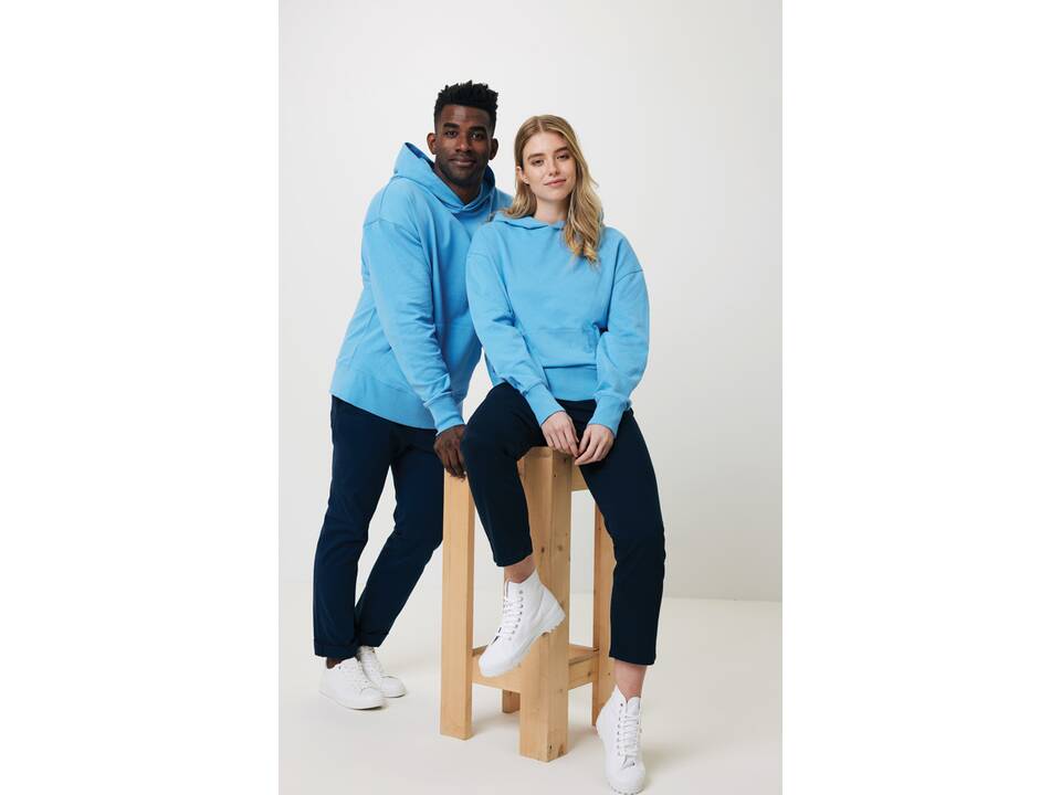 Iqoniq Yoho gerecycled katoen relaxed hoodie 42