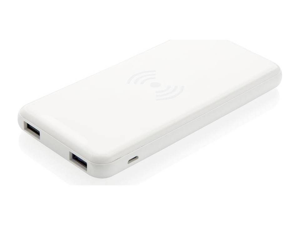 Ultra dunne 4.000 mAh powerbank met 5W draadloze oplader