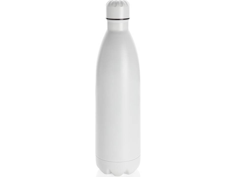 Unikleur vacuum roestvrijstalen fles 1L-wit