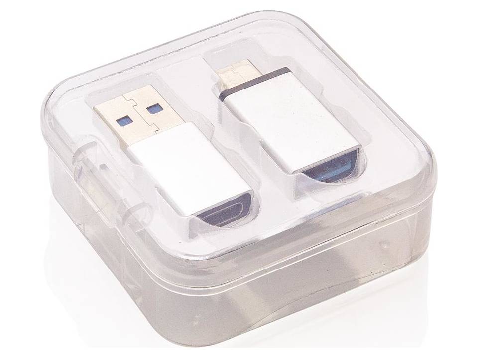 USB A en USB C adapter set 4