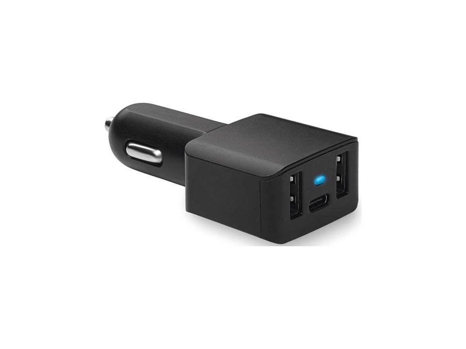 USB auto-oplader bedrukken