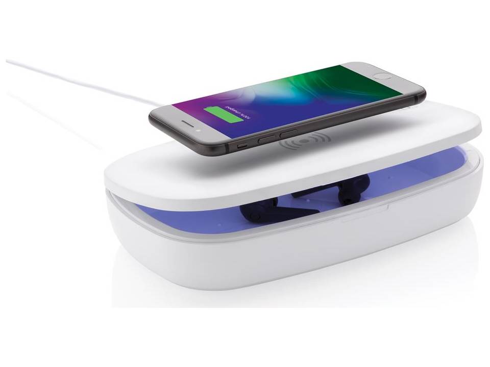 UV-C sterilisator draadloze oplader - desinfecteert voor 99,9% - 5W 12