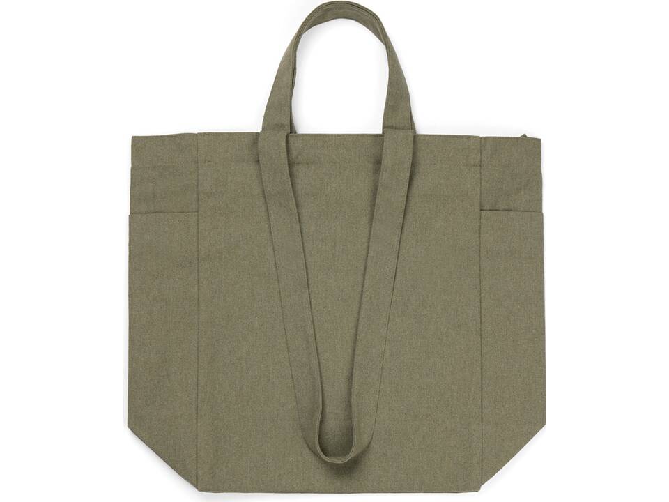 VINGA Hilo AWARE™ gerecycled canvas tas met ritssluiting 13