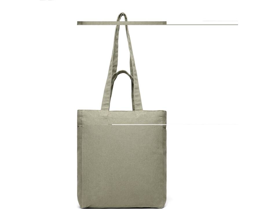 VINGA Hilo AWARE™ gerecycled canvas tas met ritssluiting 14