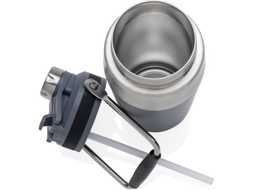 Vacuüm roestvrijstalen fles met duo-functie deksel 500ml 5