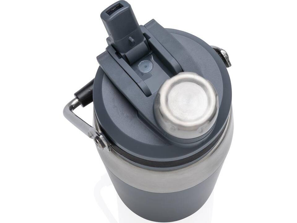 Vacuüm roestvrijstalen fles met duo-functie deksel 500ml 6