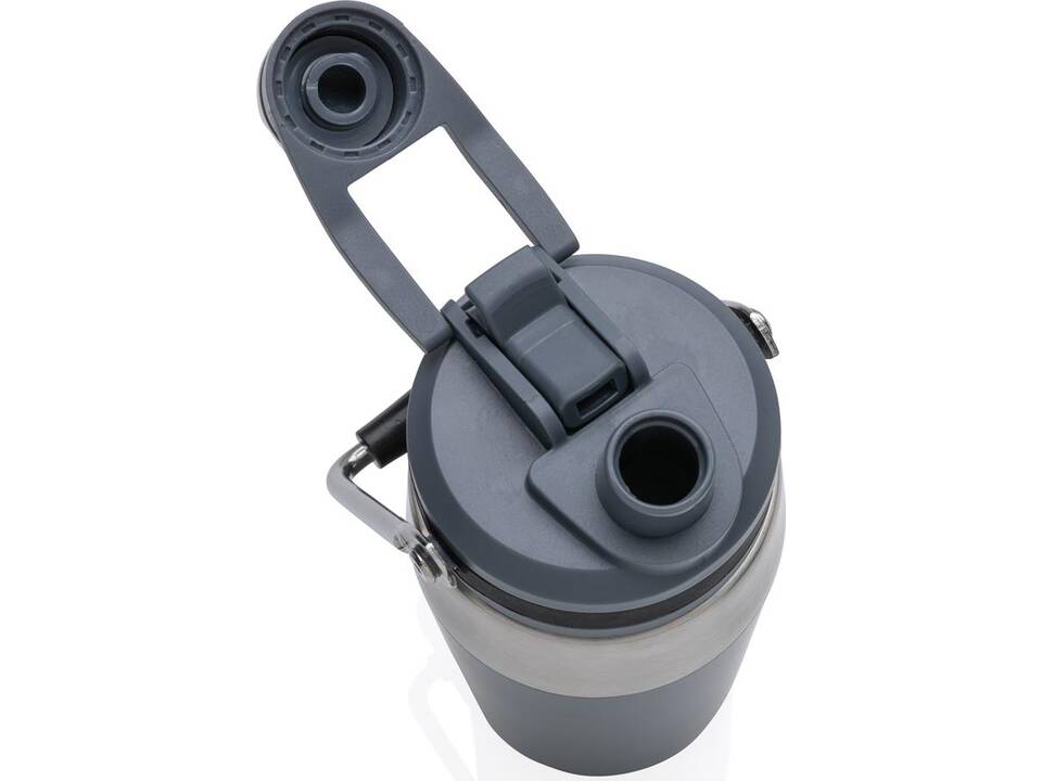 Vacuüm roestvrijstalen fles met duo-functie deksel 500ml 7