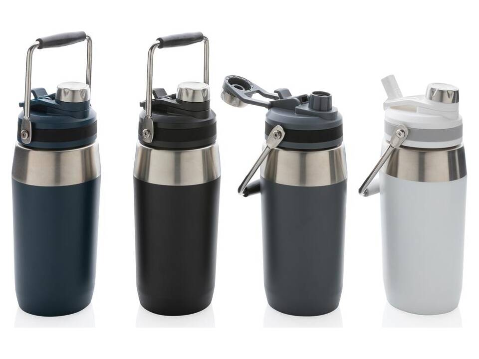 Vacuüm roestvrijstalen fles met duo-functie deksel 500ml 33