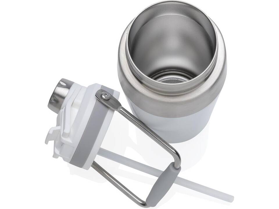 Vacuüm roestvrijstalen fles met duo-functie deksel 500ml 18