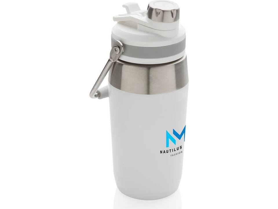 Vacuüm roestvrijstalen fles met duo-functie deksel 500ml 24