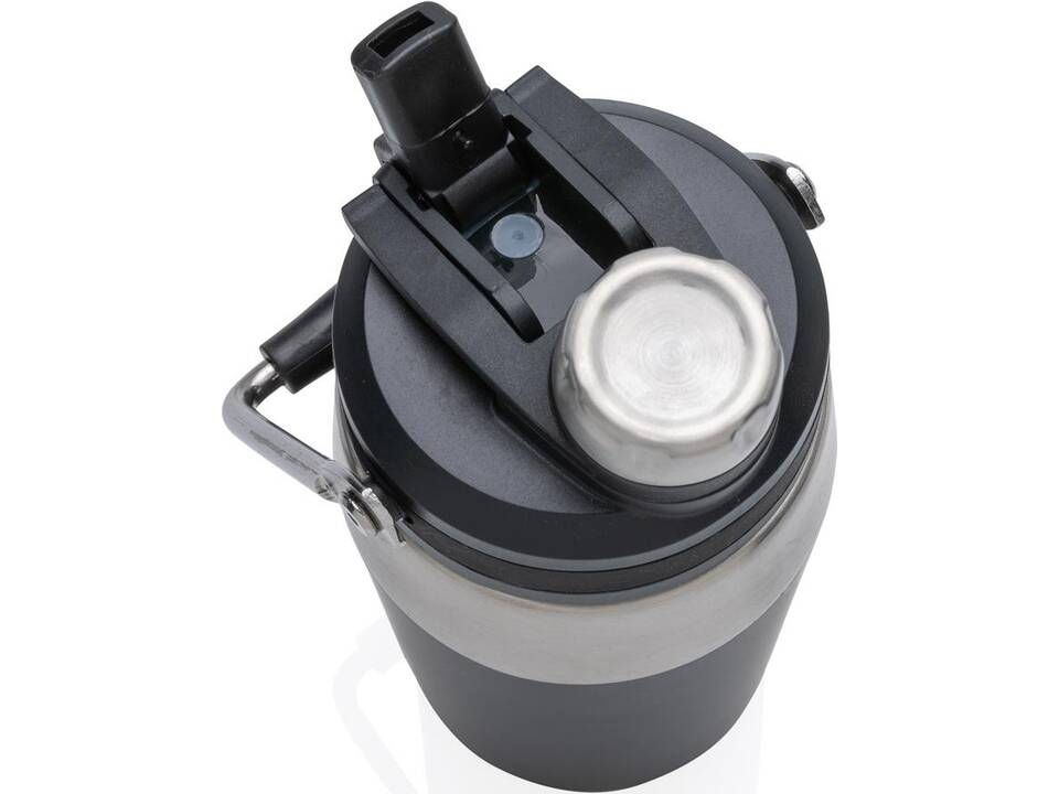 Vacuüm roestvrijstalen fles met duo-functie deksel 500ml 30