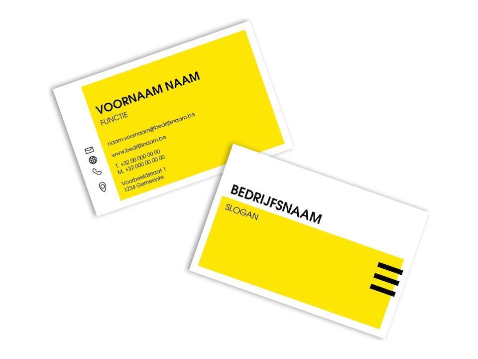 Visitekaartjes voor ondernemers R/V 4